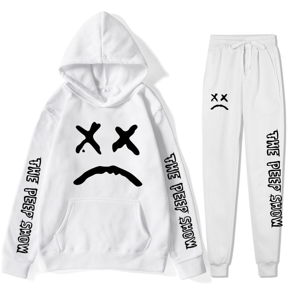 Autumn Winter Lil Peep The Peep Show Graphic Printed Hoodies Sweatpants Set Fashionable Casual Warm Sports Long Sleeved Pants Men s Sport Wear XXL білий
Autumn Winter Lil Peep The Peep Show Graphic Printed Hoodies Sweatpants Set Fashionable Casual Warm Sports Long Sleeved Pants Men s Sport Wear XXL білий