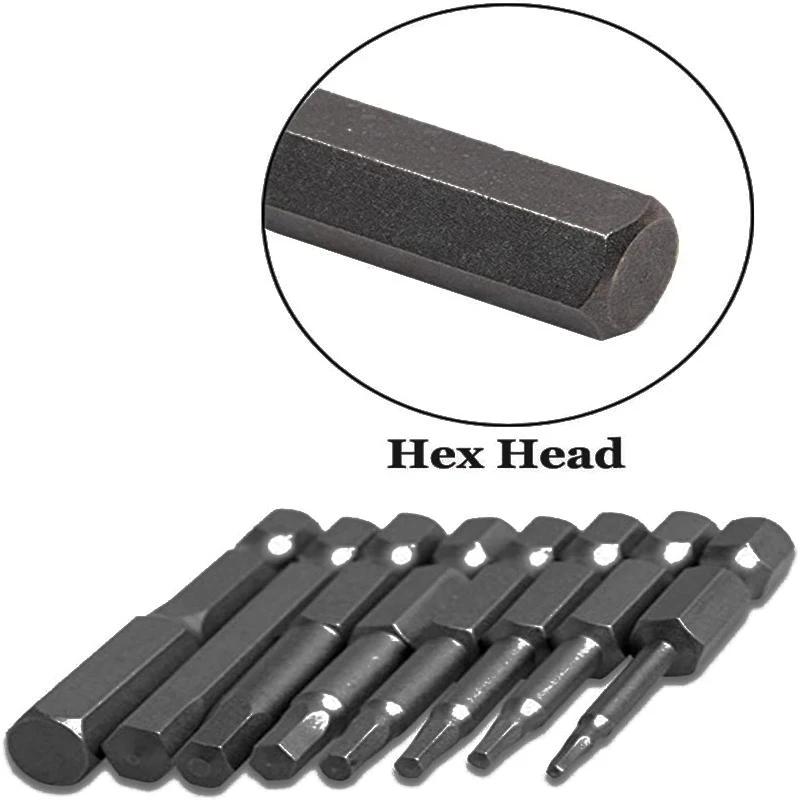 10pcs Hexagonal Bit Set Multi Standard Wear Resistant and Durable Imperial Size Hexagonal Bit S2 Alloy Steel Screwdriver Bit
10pcs Hexagonal Bit Set Multi Standard Wear Resistant and Durable Imperial Size Hexagonal Bit S2 Alloy Steel Screwdriver Bit