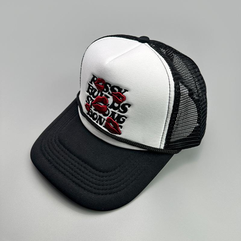 Niche Embroidered Letters Lip Baseball Hats New Men Women Sunshade American Style Versatile Breathable Fashion Street Truck Caps 52-60CM
Niche Embroidered Letters Lip Baseball Hats New Men Women Sunshade American Style Versatile Breathable Fashion Street Truck Caps 52-60CM