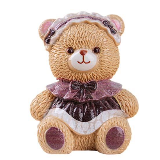 Mini Cartoon Bear Figurine Tiny Resin Bear Figures with Dress Cute Cake Toppers for DIY Crafts Dollhouse Fairy Garden Micro Landscape Decor J
Mini Cartoon Bear Figurine Tiny Resin Bear Figures with Dress Cute Cake Toppers for DIY Crafts Dollhouse Fairy Garden Micro Landscape Decor J