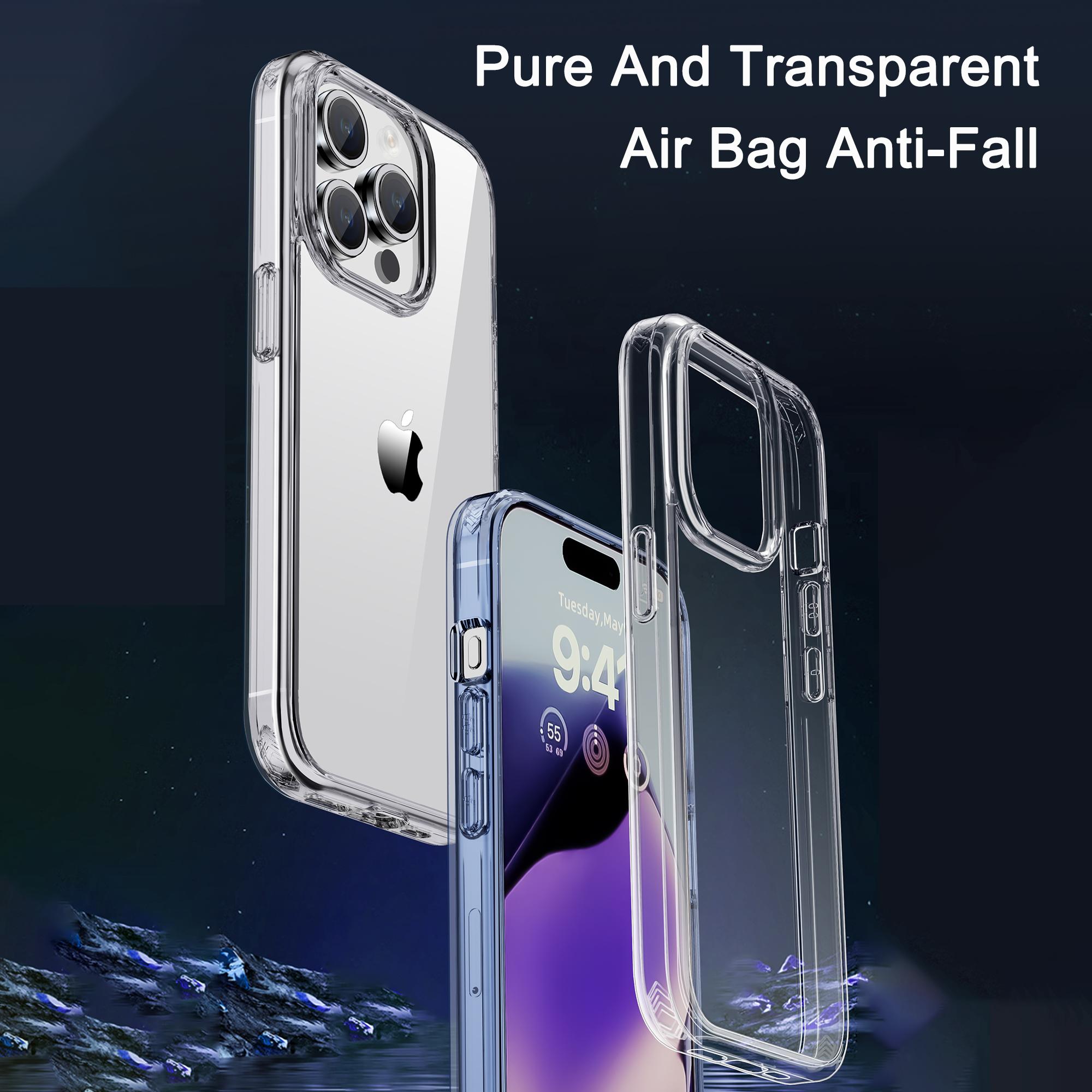 IPAKY Drop-proof Case for iPhone 15 Pro,TPU Frame PC Back Transparent Phone Cover Transparent Purple
IPAKY Drop-proof Case for iPhone 15 Pro,TPU Frame PC Back Transparent Phone Cover Transparent Purple