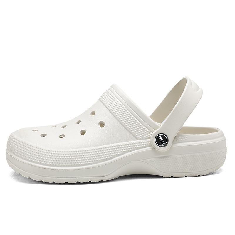 Hole shoes men s soft-soled bag head drag fashion sandals trendy men s garden shoes men s beach shoes 39 белый
Hole shoes men s soft-soled bag head drag fashion sandals trendy men s garden shoes men s beach shoes 39 белый