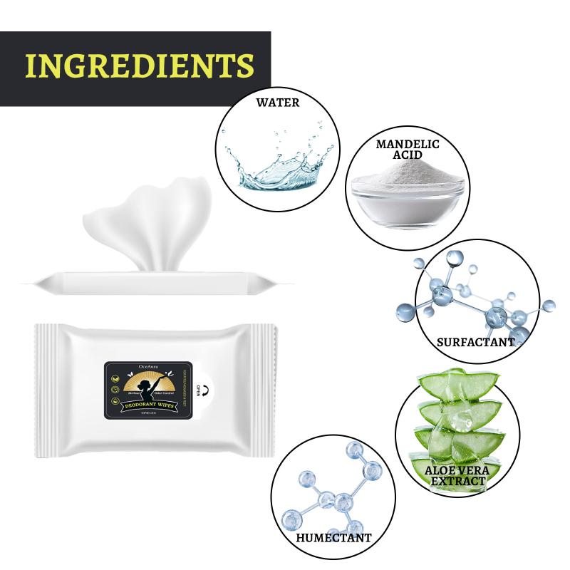 Oceaura Fresh Scent Deodorizing Wipes For Sweat & Body Odor Gentle Cleansing Disposable Wipes 1pcs
Oceaura Fresh Scent Deodorizing Wipes For Sweat & Body Odor Gentle Cleansing Disposable Wipes 1pcs
