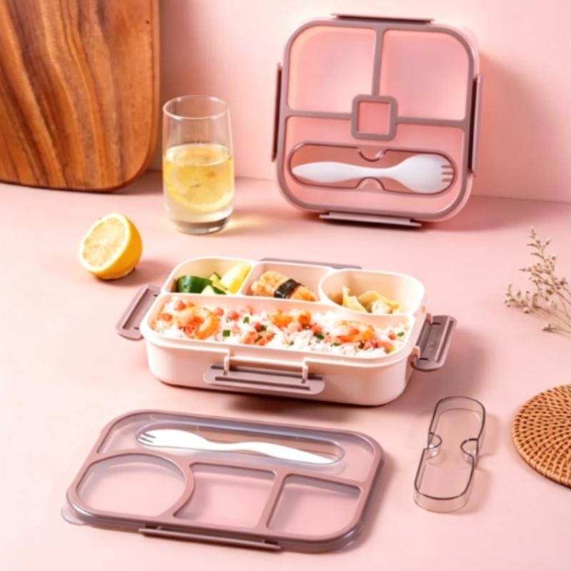 Kids Lunch Box with Dividers Leakproof Microwaveable Bento Container for School Students Office Salad Fruit Storage рожевий
Kids Lunch Box with Dividers Leakproof Microwaveable Bento Container for School Students Office Salad Fruit Storage рожевий