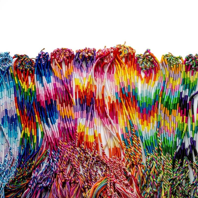 100Pieces Multicolor Braid Strands Bracelets Friendship Cords Hand-Making Bracelet Cotton Material Jewelry Gift for Girl 1
100Pieces Multicolor Braid Strands Bracelets Friendship Cords Hand-Making Bracelet Cotton Material Jewelry Gift for Girl 1