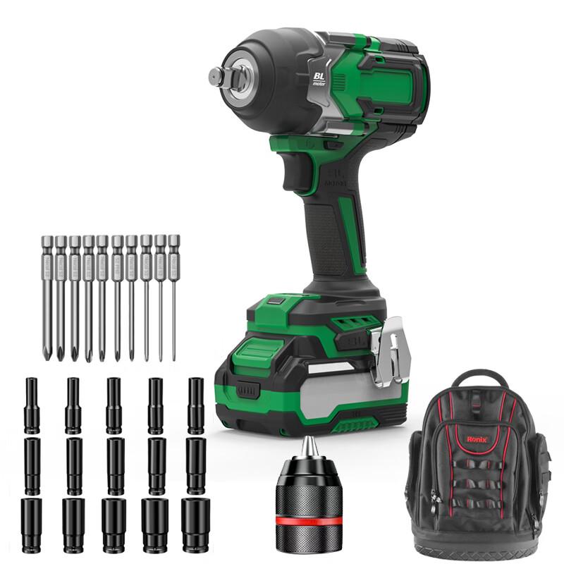 Ronix 8655D Brushless Cordless Impact Wrench CN plug (adapter included)
Ronix 8655D Brushless Cordless Impact Wrench CN plug (adapter included)