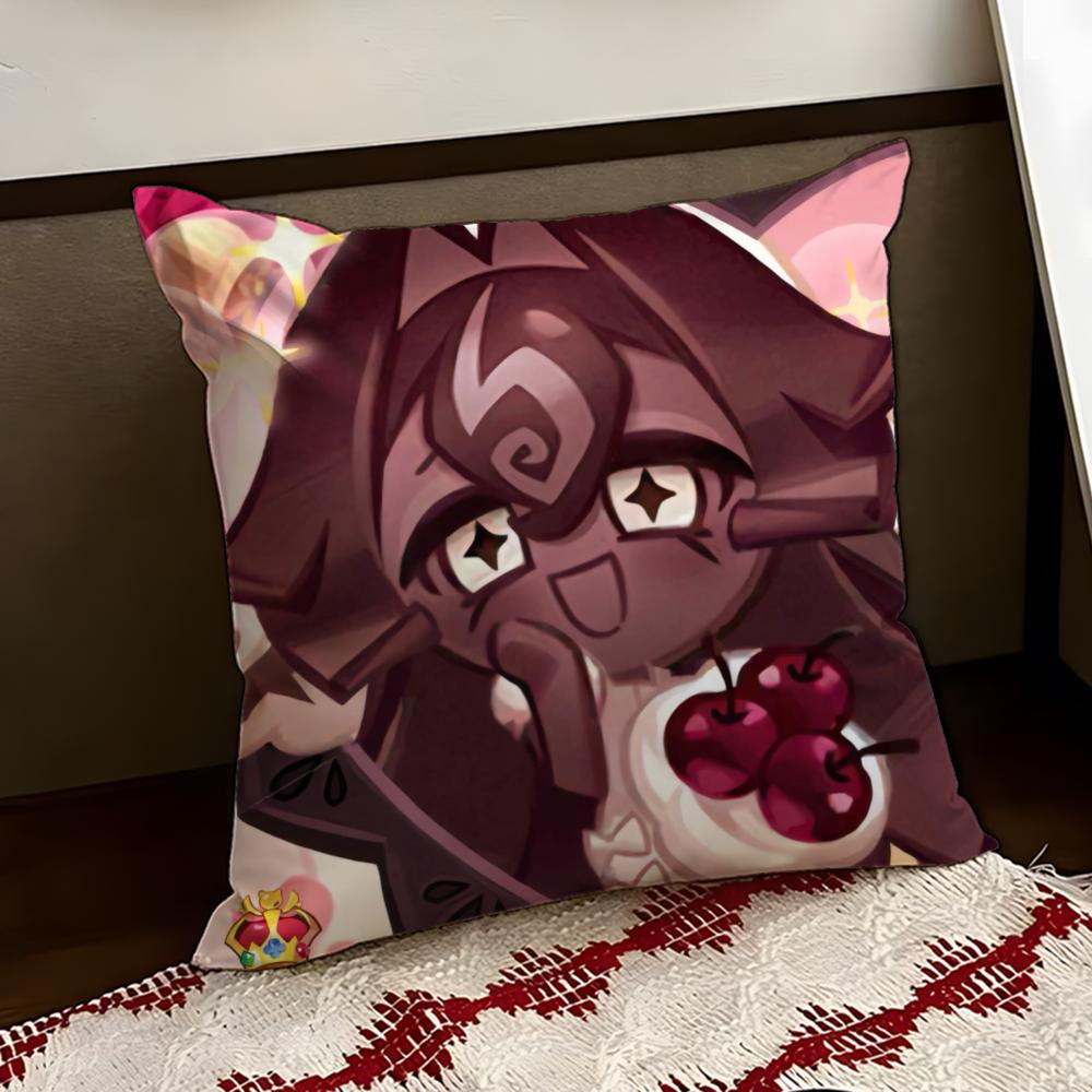 CCookie Run KKingdom Cushion Cover Reversible Soft Durable Pillow Cover Home Car MultiScene Use for Daily Comfort 30X30cm
CCookie Run KKingdom Cushion Cover Reversible Soft Durable Pillow Cover Home Car MultiScene Use for Daily Comfort 30X30cm