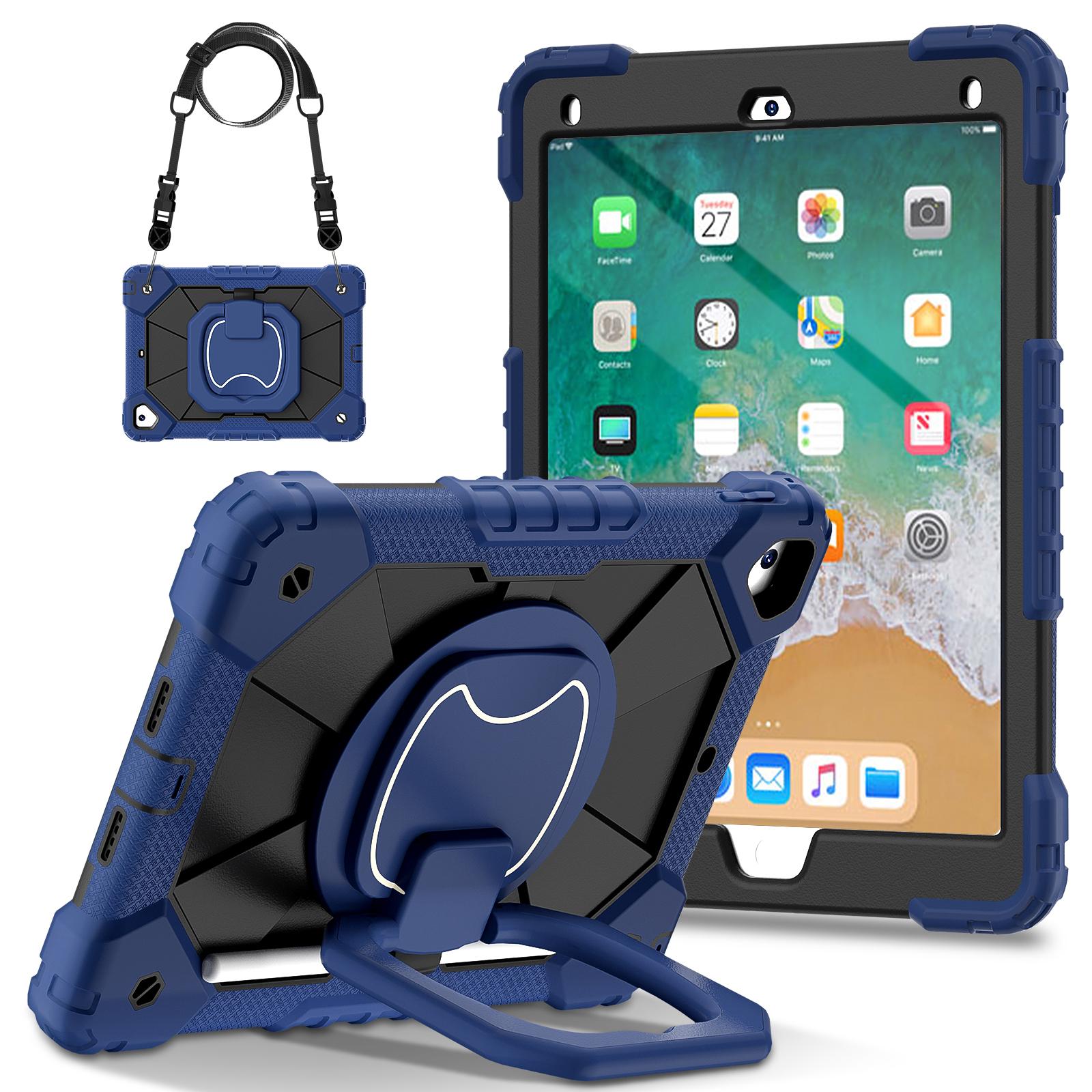 C3 for iPad Pro 9.7 inch (2016)/iPad 9.7-inch (2017)/(2018) Tablet Case Cover Handle Kickstand Navy Blue+Black
C3 for iPad Pro 9.7 inch (2016)/iPad 9.7-inch (2017)/(2018) Tablet Case Cover Handle Kickstand Navy Blue+Black