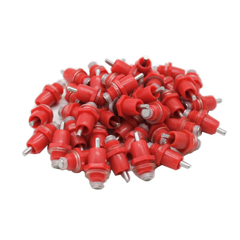 50 шт. Ниппели для кур красные пружинного типа, поилки для кур с автоматической подачей воды, поилки для птиц M
50 шт. Ниппели для кур красные пружинного типа, поилки для кур с автоматической подачей воды, поилки для птиц M