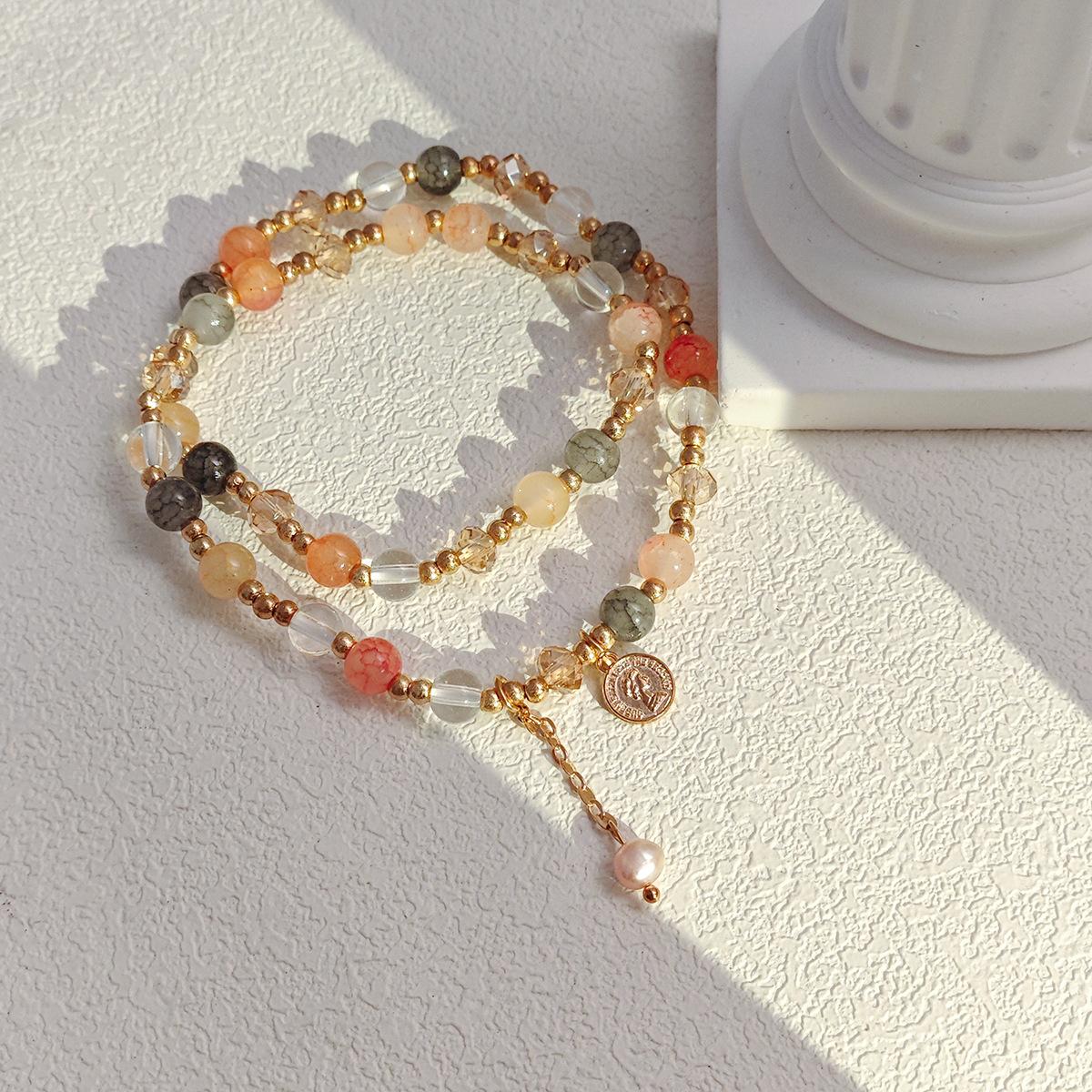 Creative Design Color Beaded Double-Layer Exquisite Bracelet, Mori Guochao High-End Sweet Girl Jewelry Women
Creative Design Color Beaded Double-Layer Exquisite Bracelet, Mori Guochao High-End Sweet Girl Jewelry Women