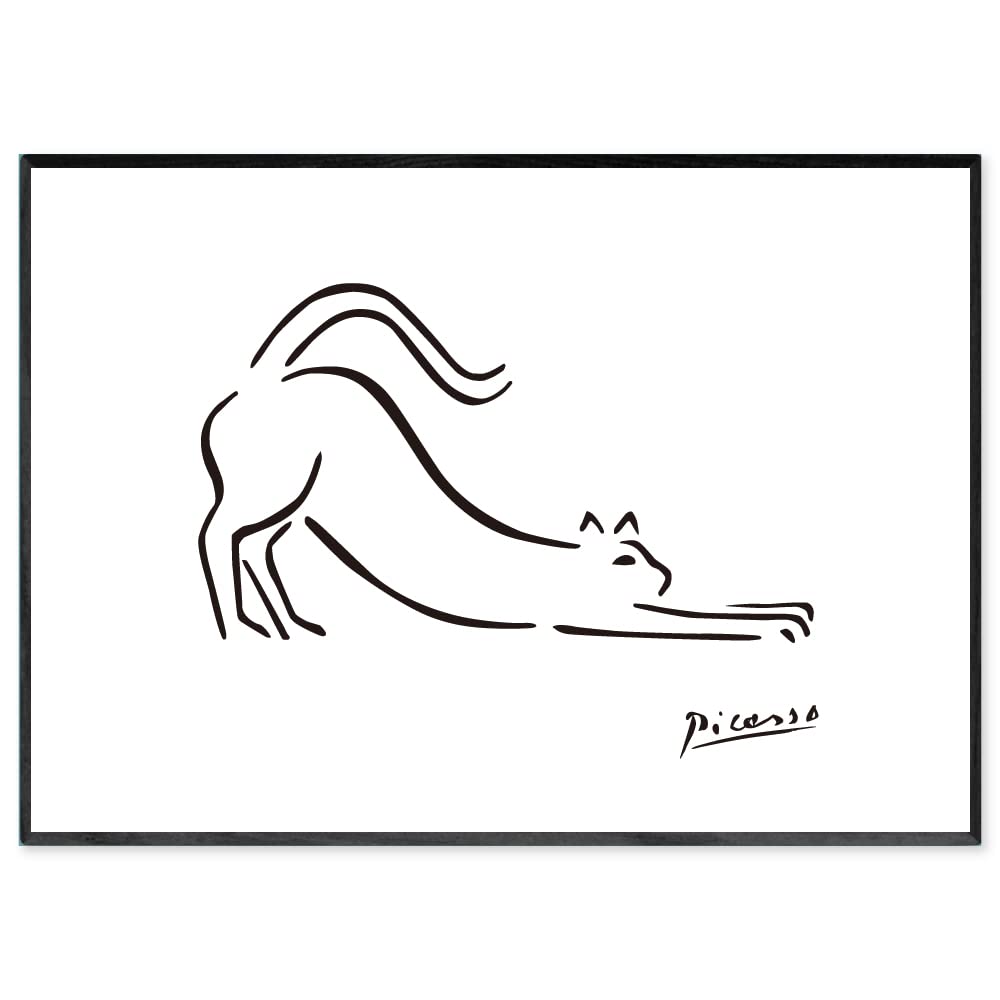Picasso Poster Art Poster Lithograph Drawing Cat SQIP Line Art Monochrome Black and White Painting A3 Scandinavian Stylish Interior 011 (Skip) (A3 білий
Picasso Poster Art Poster Lithograph Drawing Cat SQIP Line Art Monochrome Black and White Painting A3 Scandinavian Stylish Interior 011 (Skip) (A3 білий