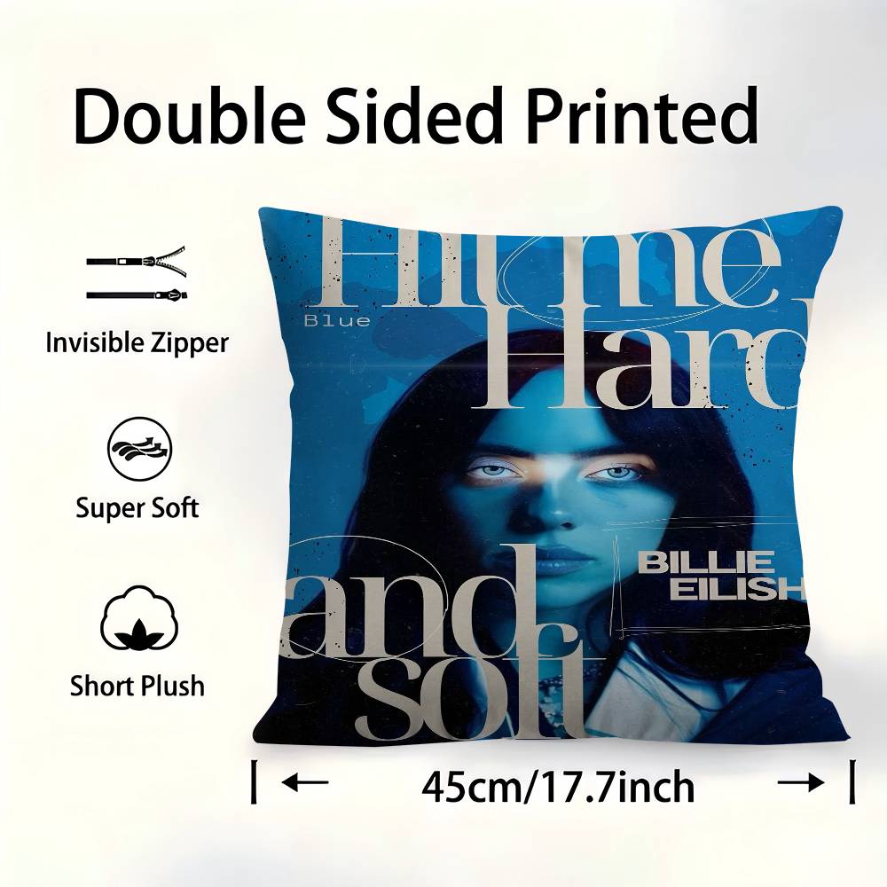 Hit Me Hard And Soft BBillie Personalized Pillow Cover Kids Bedroom Wild Party Decor Pillowcase Kid Birthday Shower Gift 30x30 cm
Hit Me Hard And Soft BBillie Personalized Pillow Cover Kids Bedroom Wild Party Decor Pillowcase Kid Birthday Shower Gift 30x30 cm