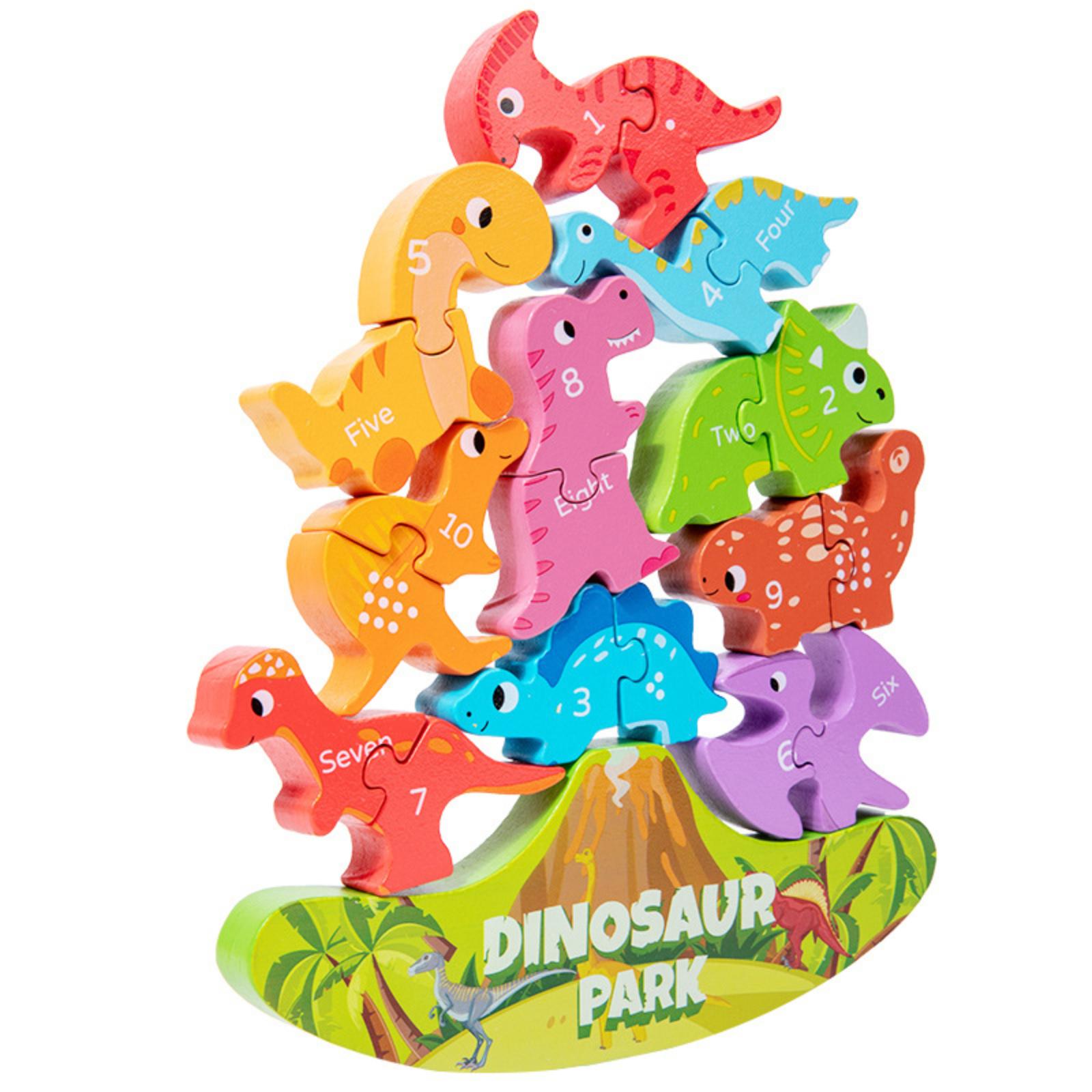 Happy Stacking Dinosaurs,Wooden Stacking Toy For Toddlers, Colorful Dinosaur Balancing Activity Toy, Improves Fine Motor Skills And Dexterity One Size
Happy Stacking Dinosaurs,Wooden Stacking Toy For Toddlers, Colorful Dinosaur Balancing Activity Toy, Improves Fine Motor Skills And Dexterity One Size