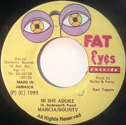 7inch Record MARCIA GRIFFITHS / BOUNTY KILLER - Mi She Adore NONE Fat Eyes Record 1995 Jamaica Reggae, Ska & Dub Used
7inch Record MARCIA GRIFFITHS / BOUNTY KILLER - Mi She Adore NONE Fat Eyes Record 1995 Jamaica Reggae, Ska & Dub Used