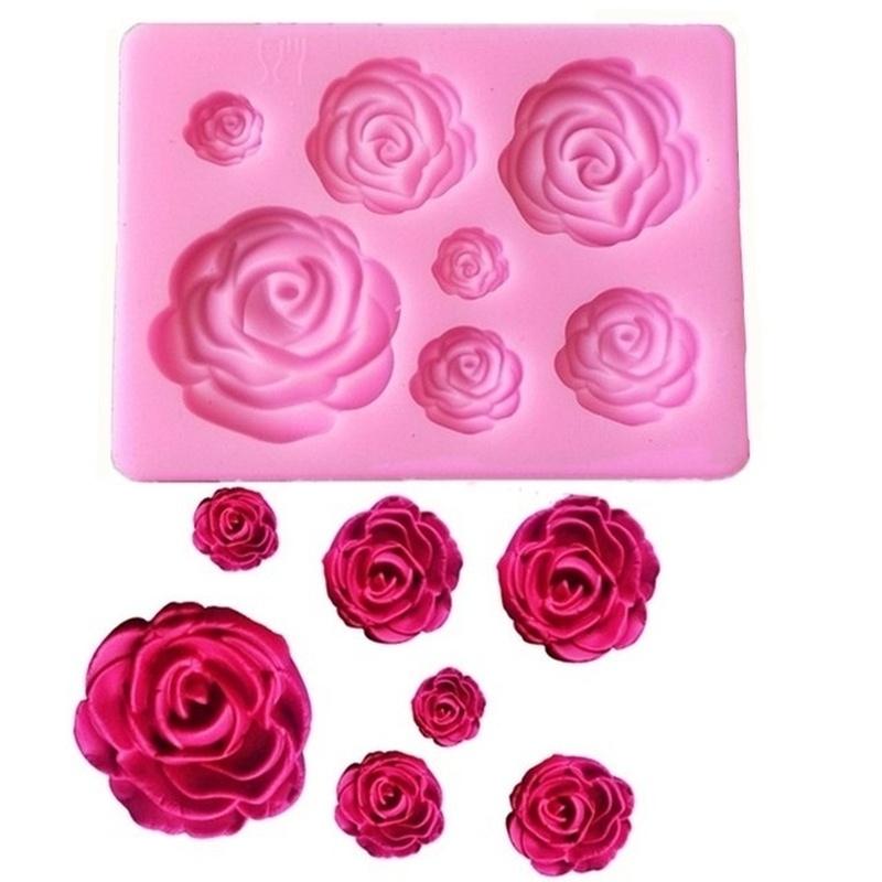 Silicone Molds Rose Flower Fondant Chocolate Mould Cake Decor Rose Mold Kitchen Baking Accessories
Silicone Molds Rose Flower Fondant Chocolate Mould Cake Decor Rose Mold Kitchen Baking Accessories
