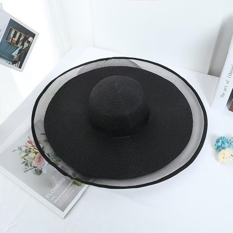 1pc Sun Hat Big Eaves Waves Beach Cap for Women,Summer Straw Hats Big Brim Sun Visors UV Foldable Bucket Panama Caps for Tralve One Size чорний
1pc Sun Hat Big Eaves Waves Beach Cap for Women,Summer Straw Hats Big Brim Sun Visors UV Foldable Bucket Panama Caps for Tralve One Size чорний