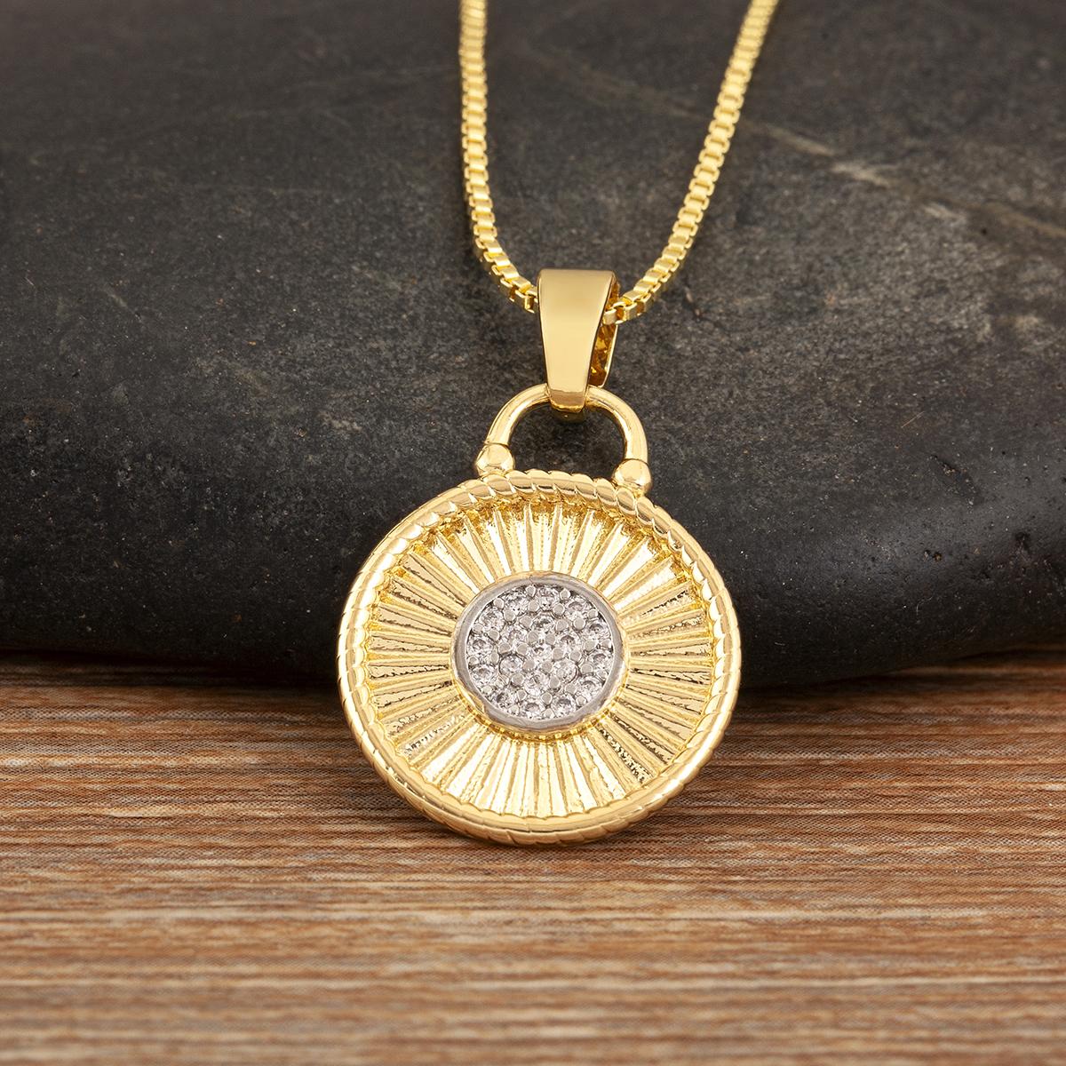 Nidin Hot Sale Simple Style Copper Electroplating Pendant Necklace For Women Men Oval/Waterdrop/Round/Square Shape Charm Jewelry
Nidin Hot Sale Simple Style Copper Electroplating Pendant Necklace For Women Men Oval/Waterdrop/Round/Square Shape Charm Jewelry