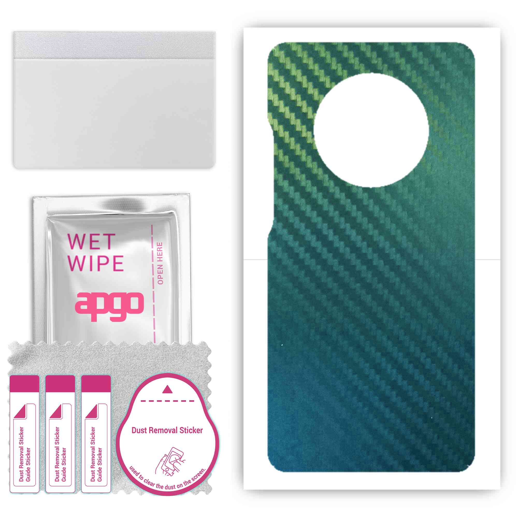 apgo Protective Skin Sticker for the back compatible with Huawei Mate 40 Pro, Wrap Film, Foil, Vinyl - Pattern Carbon Chameleon CAKA1
apgo Protective Skin Sticker for the back compatible with Huawei Mate 40 Pro, Wrap Film, Foil, Vinyl - Pattern Carbon Chameleon CAKA1