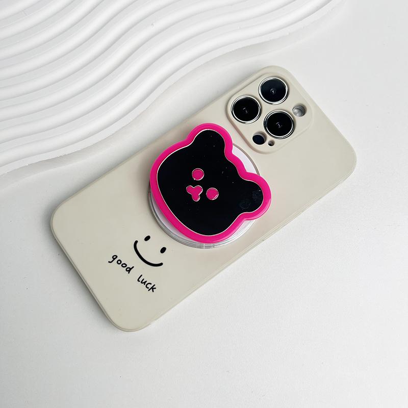 Cute Bear Mirror Magnetic Socket Grip Phone Holder For Magsafe IPhone Mac Samsung Safe Ring Finger Expanding Stand Яскраво-рожевий
Cute Bear Mirror Magnetic Socket Grip Phone Holder For Magsafe IPhone Mac Samsung Safe Ring Finger Expanding Stand Яскраво-рожевий