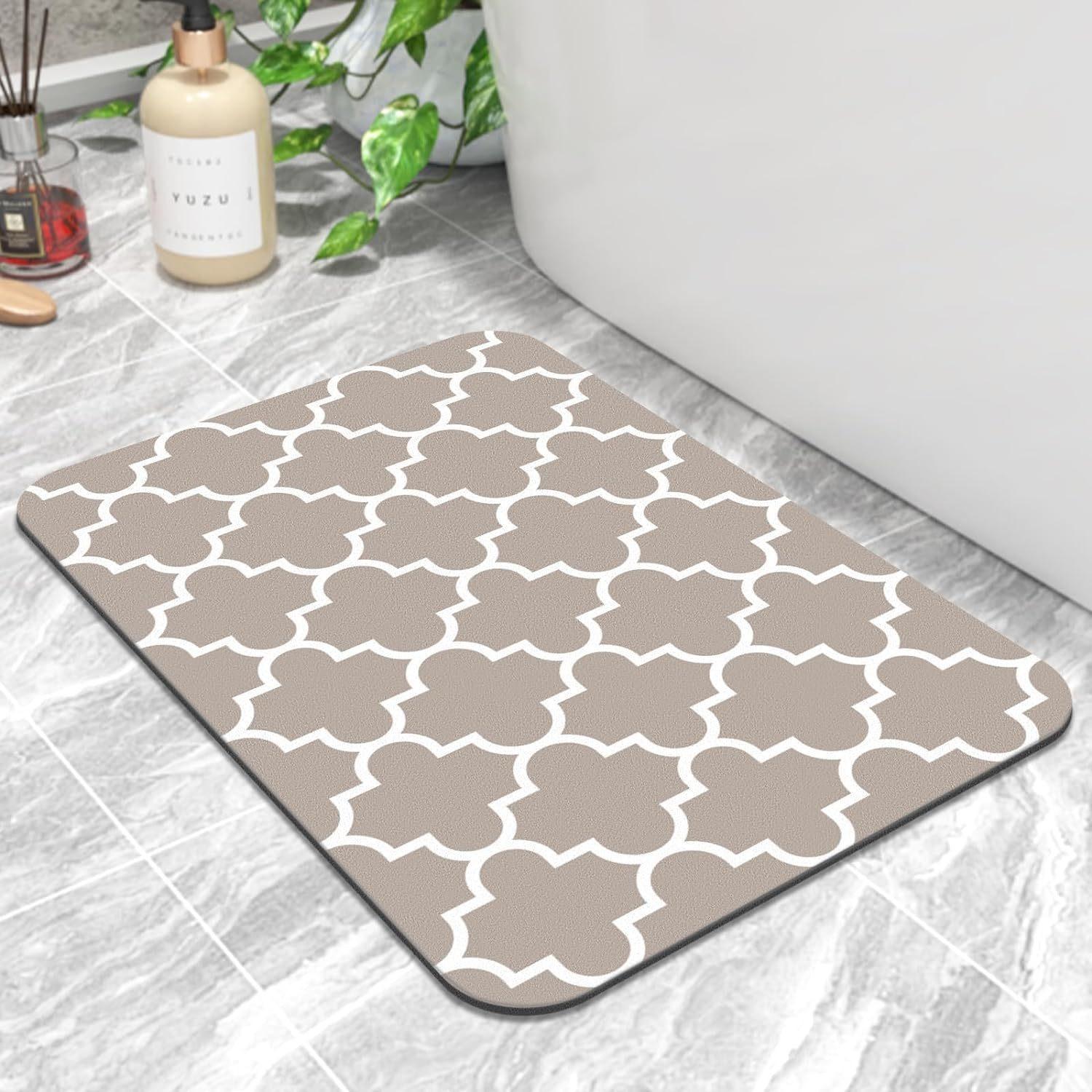 Striped Floor Mat, Bathroom Water-Absorbing Non-Slip Floor Mat, Diatom Mud Quick-Drying Foot Mat, Anti-Drop Carpet In Front Of The Bathtub 50*80cm
Striped Floor Mat, Bathroom Water-Absorbing Non-Slip Floor Mat, Diatom Mud Quick-Drying Foot Mat, Anti-Drop Carpet In Front Of The Bathtub 50*80cm