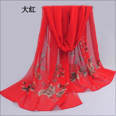 New Women Chiffon Silk Scarfs Fashion Spring Square polyester Scarves Print flowers Shawl Summer Shawls And Hijabs
New Women Chiffon Silk Scarfs Fashion Spring Square polyester Scarves Print flowers Shawl Summer Shawls And Hijabs