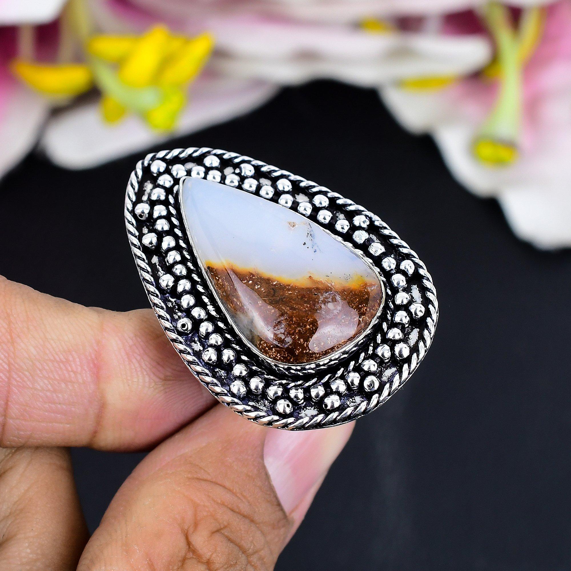 Boulder Opal Gemstone Handmade 925 Sterling Silver Jewelry Ring Size 7.5 KG-1672
Boulder Opal Gemstone Handmade 925 Sterling Silver Jewelry Ring Size 7.5 KG-1672