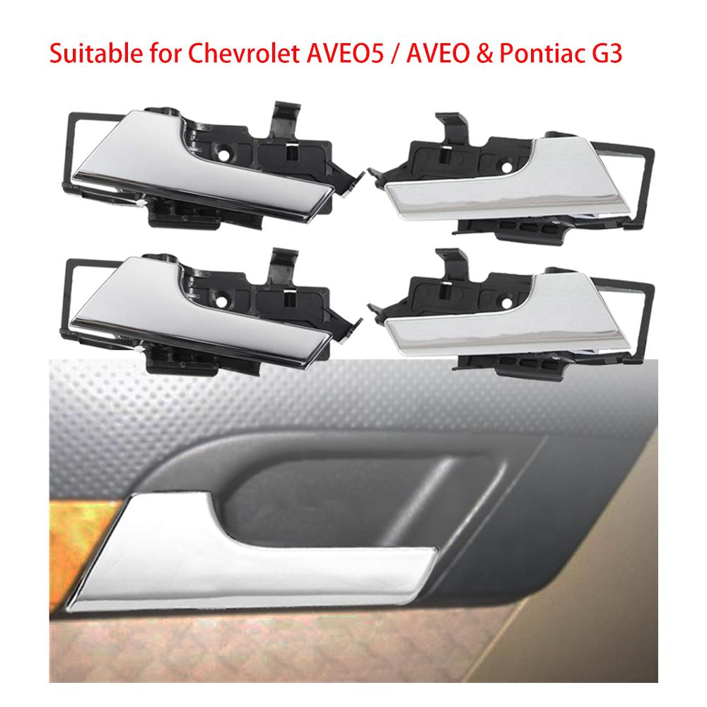 Дверные ручки для Chevrolet Aveo 2007-2011, 4 шт., левый и правый салон Aveo5 2009-2011 Pontiac G3 2009 96462710, автомобильные аксессуары
Дверные ручки для Chevrolet Aveo 2007-2011, 4 шт., левый и правый салон Aveo5 2009-2011 Pontiac G3 2009 96462710, автомобильные аксессуары