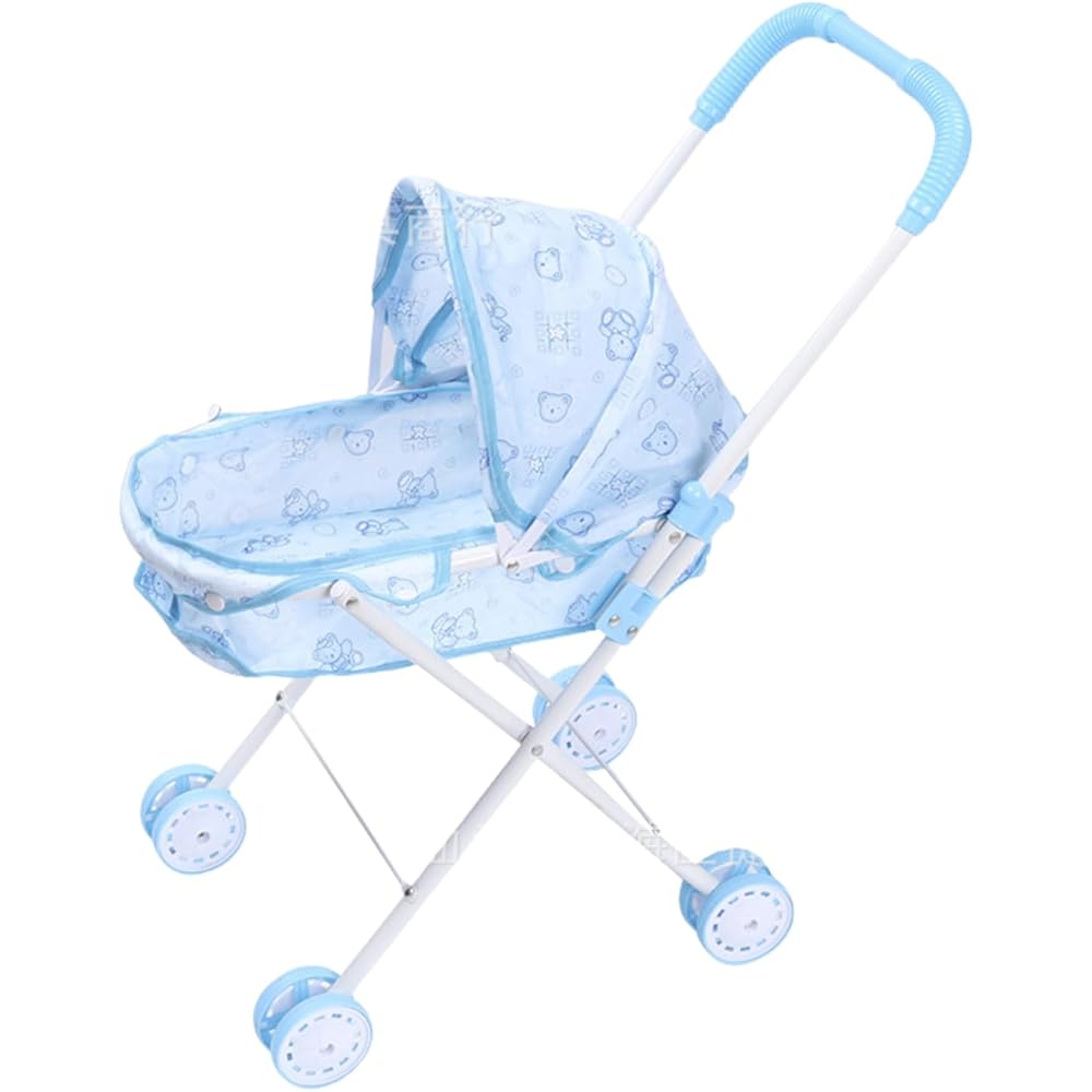 Meruchan Doll Stroller Toy Blue Bear for Kids Role Play Pretend Play Trolley
Meruchan Doll Stroller Toy Blue Bear for Kids Role Play Pretend Play Trolley