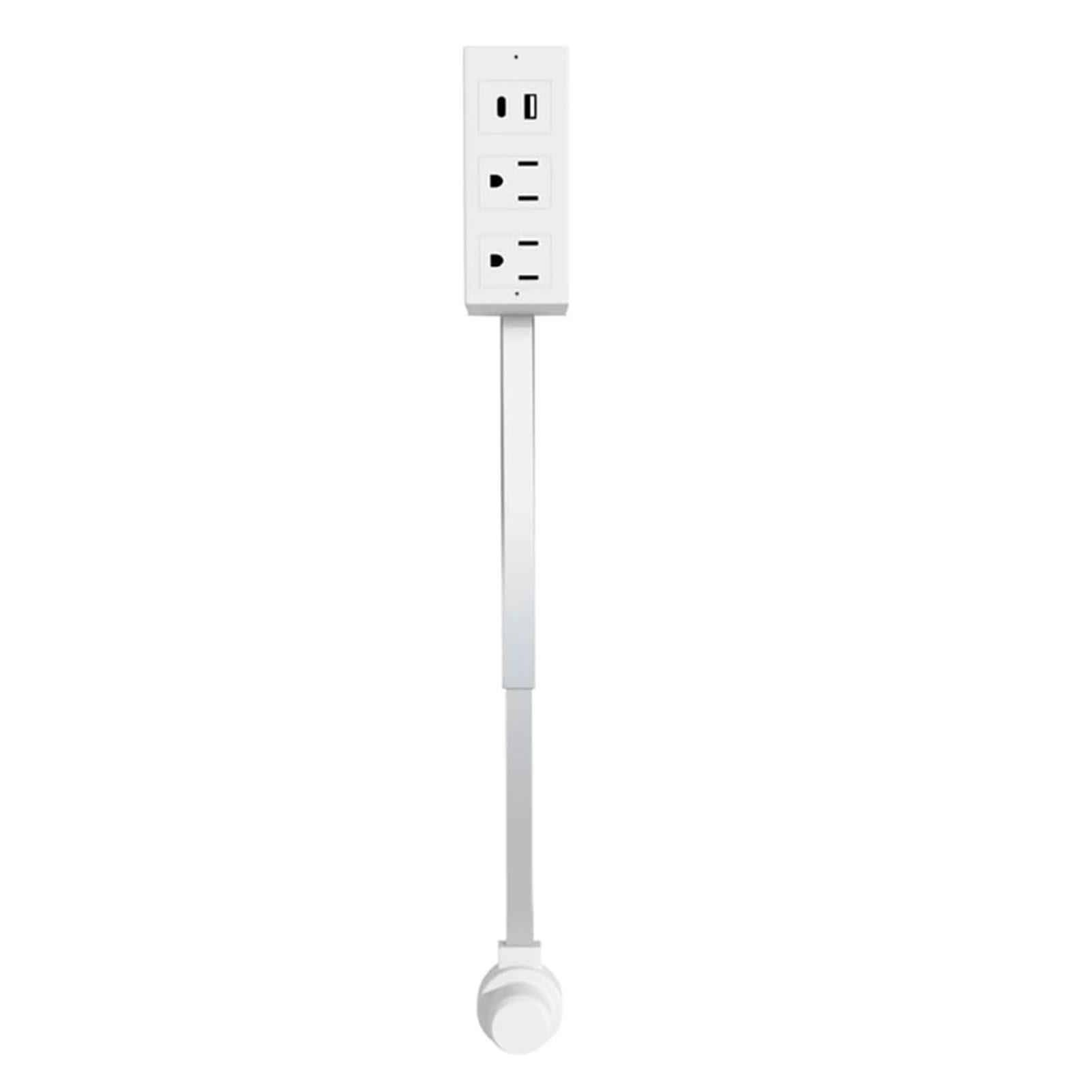 Подовжувач електричної розетки Мережевий фільтр з USB-A Type-C 2 розетки змінного струму Обертовий на 180 градусів 22 до 34 дюймів
Подовжувач електричної розетки Мережевий фільтр з USB-A Type-C 2 розетки змінного струму Обертовий на 180 градусів 22 до 34 дюймів