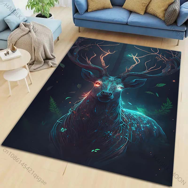 Glowing magical deer in forest Carpet for Living Room Bedroom Bedside Floor Mat Cloakroom Children Playing Mat Area Rug 40x60cm
Glowing magical deer in forest Carpet for Living Room Bedroom Bedside Floor Mat Cloakroom Children Playing Mat Area Rug 40x60cm