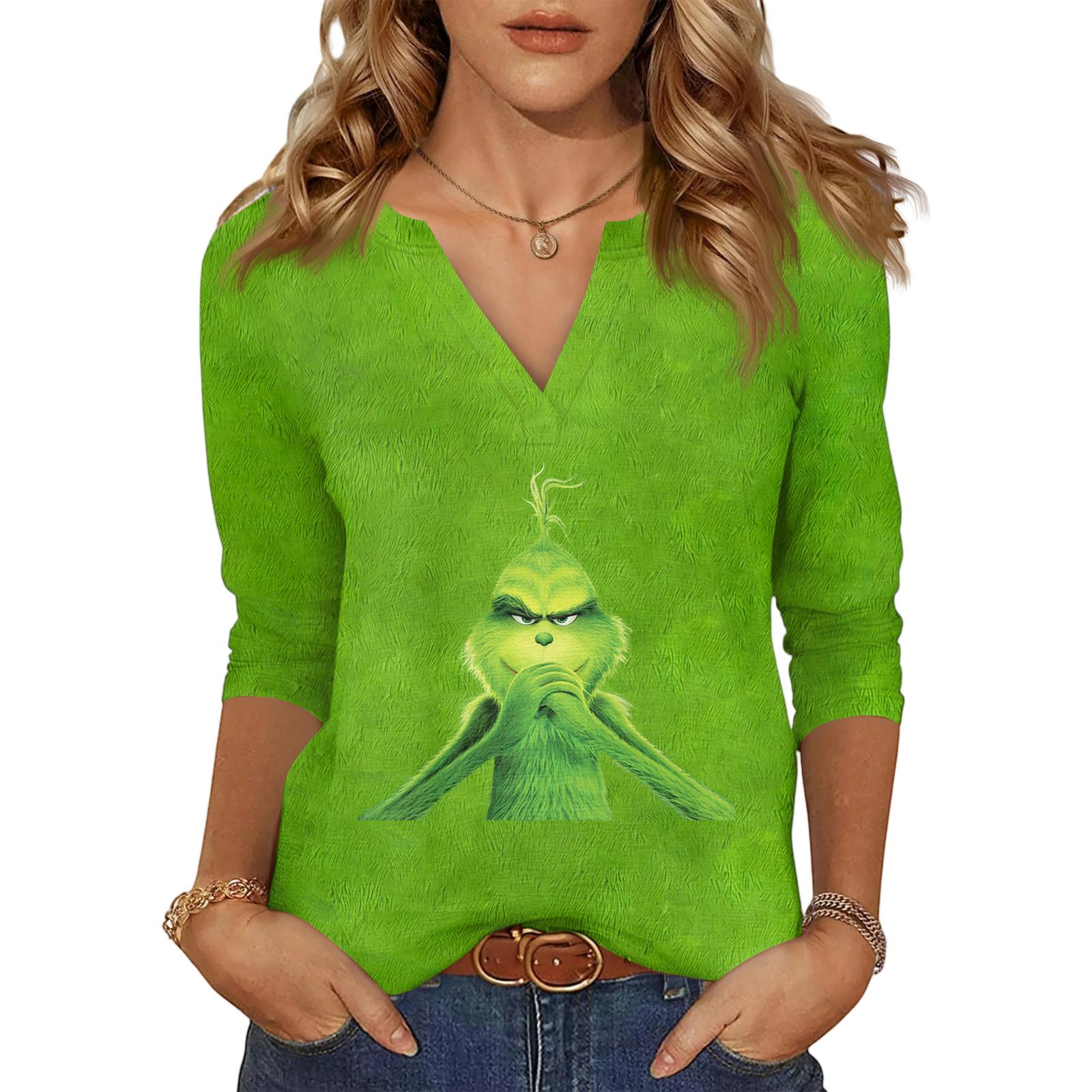 Женский повседневный модный сексуальный удобный топ с V-образным вырезом и рукавом три четверти на Рождество L
Женский повседневный модный сексуальный удобный топ с V-образным вырезом и рукавом три четверти на Рождество L