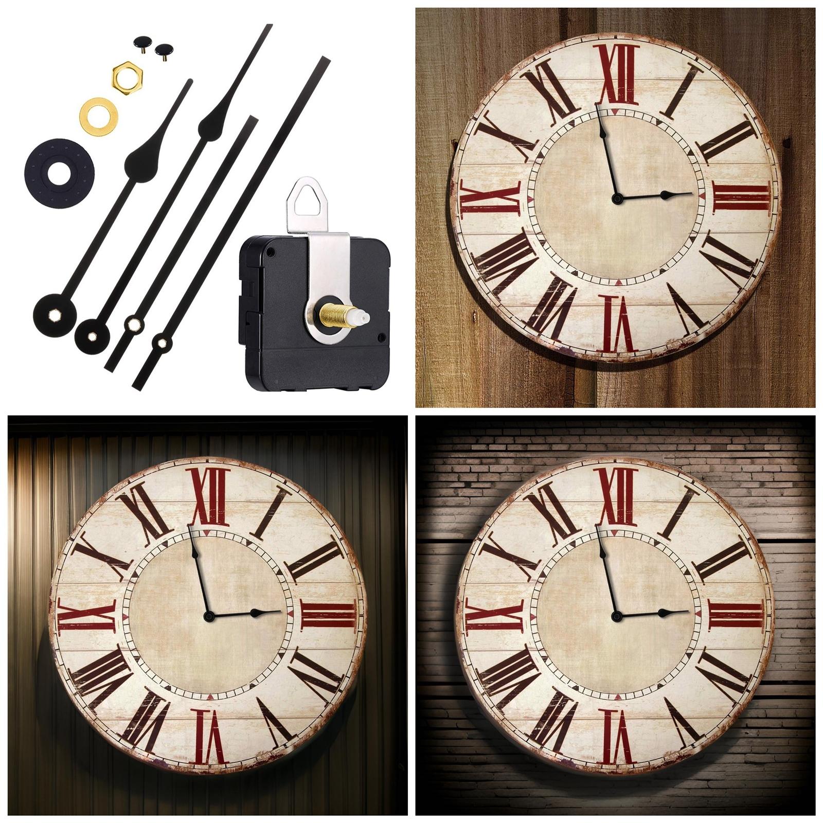 Wall Clock Movement Mechanism Kits with 2Pairs of Metal Hands High Precision Long Shafts for Customs Clock Repair Parts
Wall Clock Movement Mechanism Kits with 2Pairs of Metal Hands High Precision Long Shafts for Customs Clock Repair Parts