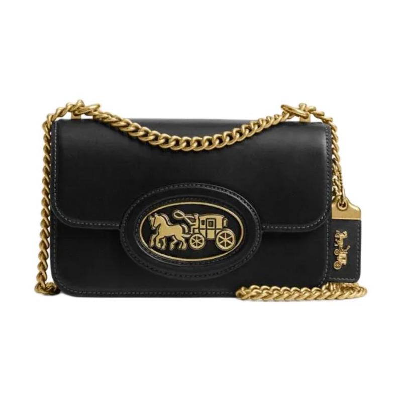 COACH Hero 21 metal hardware accessories cow leather shoulder bag small size women s black чорний
COACH Hero 21 metal hardware accessories cow leather shoulder bag small size women s black чорний