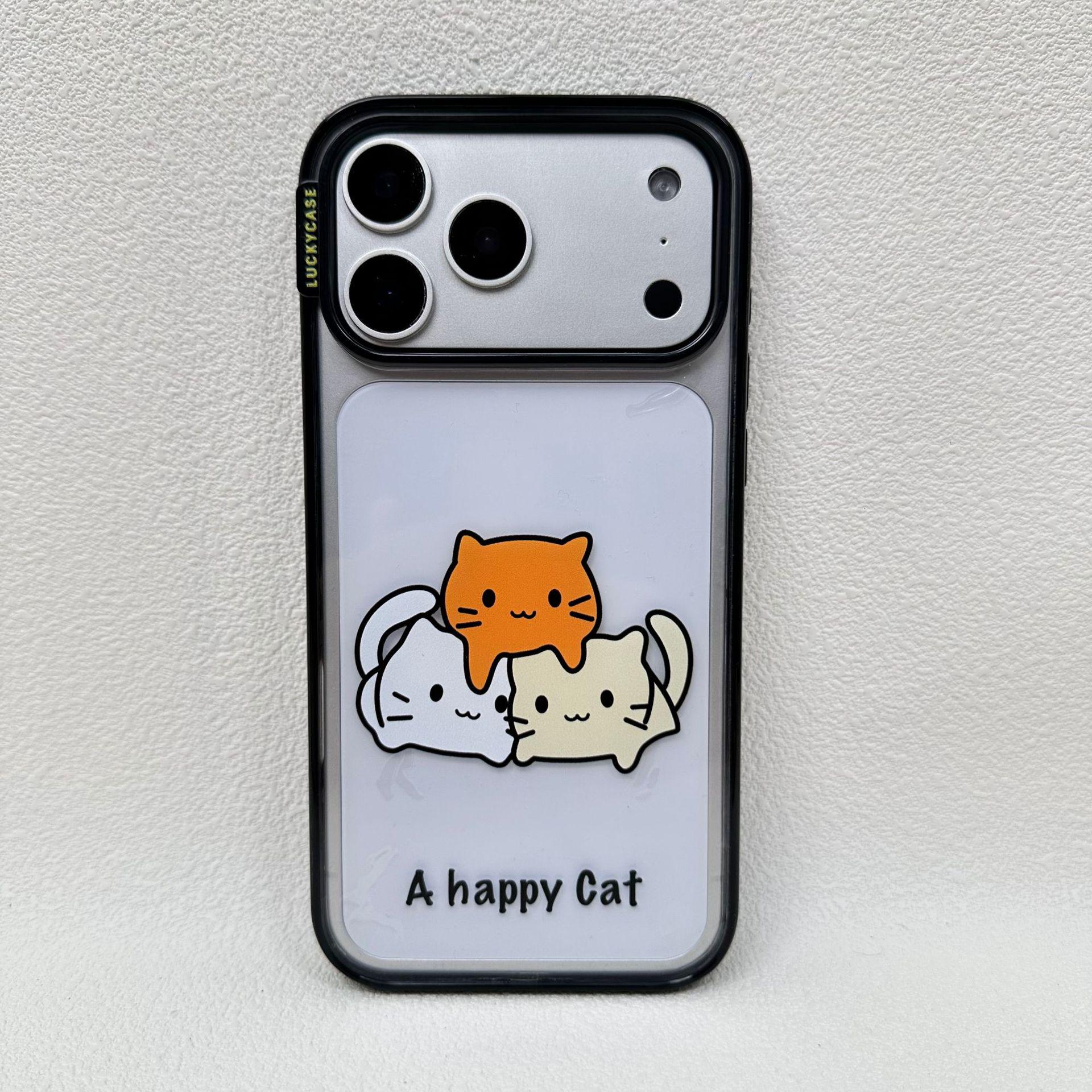 Cartoon Cat Rabbit Lily Phone Case with Black Frame for iPhone iPhone 14
Cartoon Cat Rabbit Lily Phone Case with Black Frame for iPhone iPhone 14