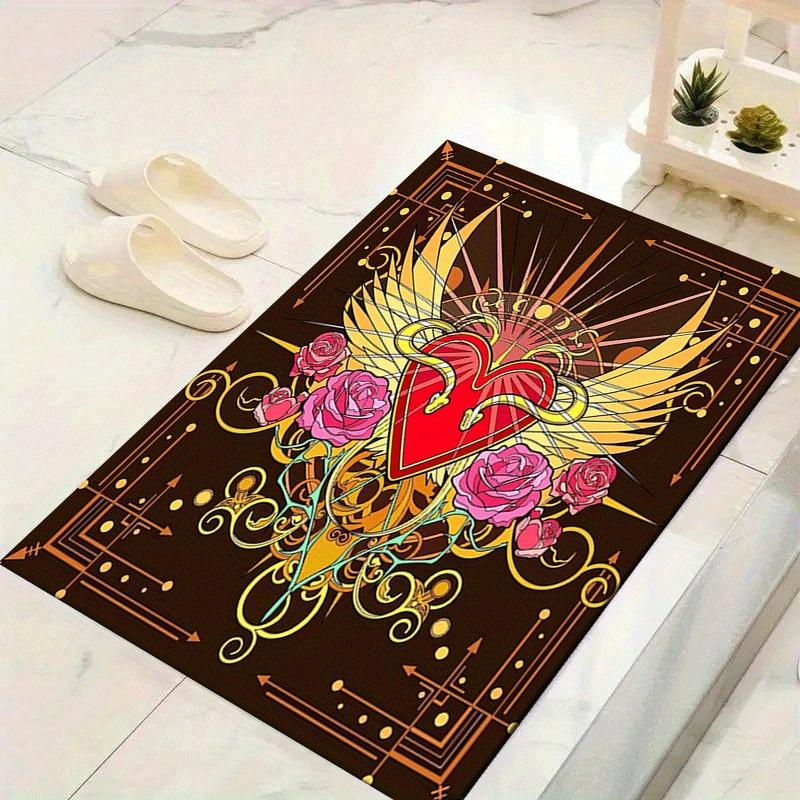1pc Hearts and roses Design Area Rug - Soft, Anti-Slip, and Durable Gaming Room Decor for Bedroom 60cm by 90cm
1pc Hearts and roses Design Area Rug - Soft, Anti-Slip, and Durable Gaming Room Decor for Bedroom 60cm by 90cm