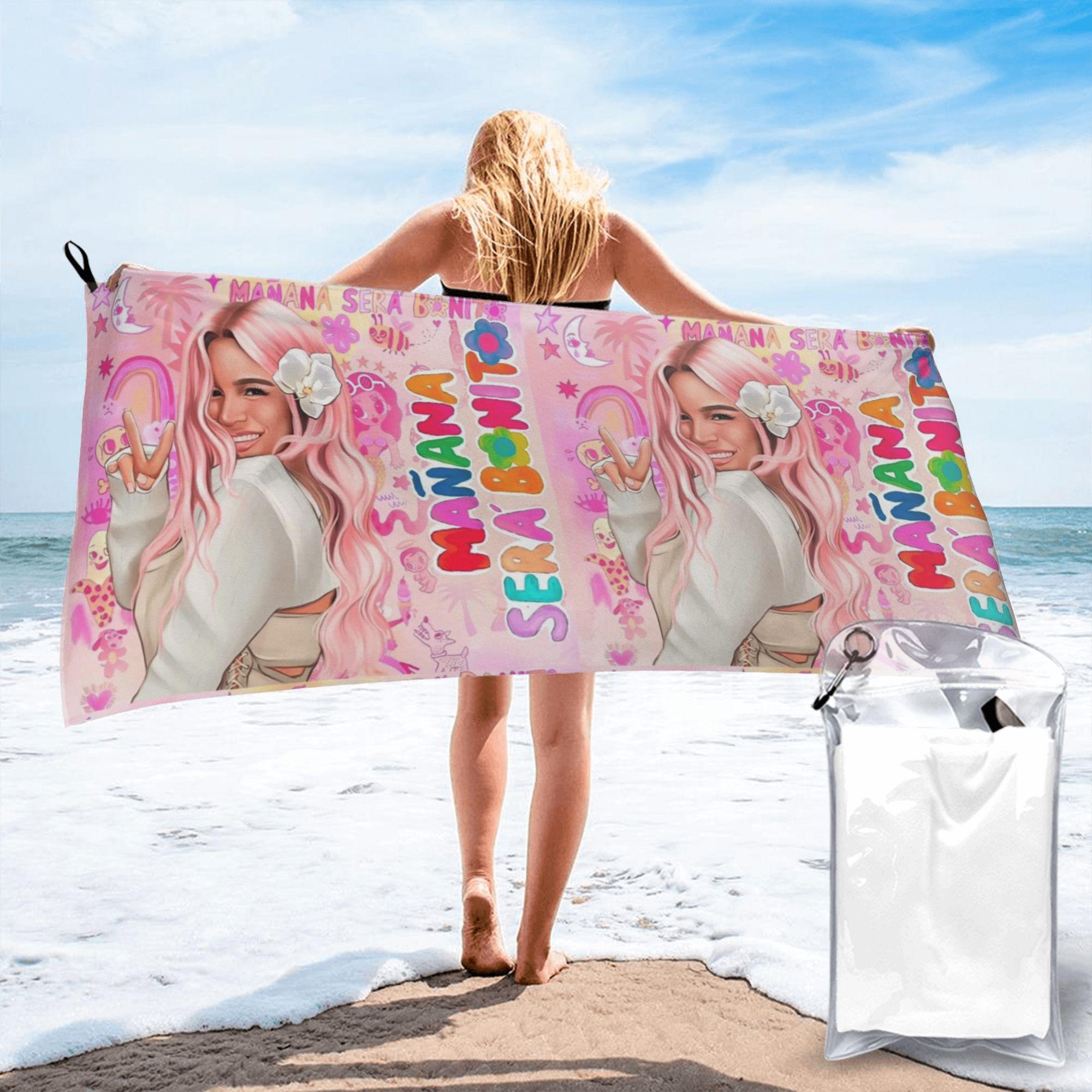 Karol G Happy Valentines Day Beach Towel Soft Microfiber Quick Dry Absorbent Quick Towels For Swimming W30*H60(CM)
Karol G Happy Valentines Day Beach Towel Soft Microfiber Quick Dry Absorbent Quick Towels For Swimming W30*H60(CM)