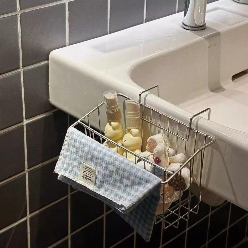 with Hanger Sink Drain Basket 304 Stainless Steel Sink Drainer Rack Brush Organizer серебряный
with Hanger Sink Drain Basket 304 Stainless Steel Sink Drainer Rack Brush Organizer серебряный