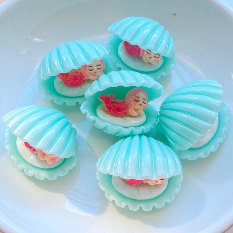 10Pcs New Cute Resin Cartoon Pearl Shell Mermaid Series Flat Back Scrapbooking DIY Jewelry Craft Decoration Accessories
10Pcs New Cute Resin Cartoon Pearl Shell Mermaid Series Flat Back Scrapbooking DIY Jewelry Craft Decoration Accessories