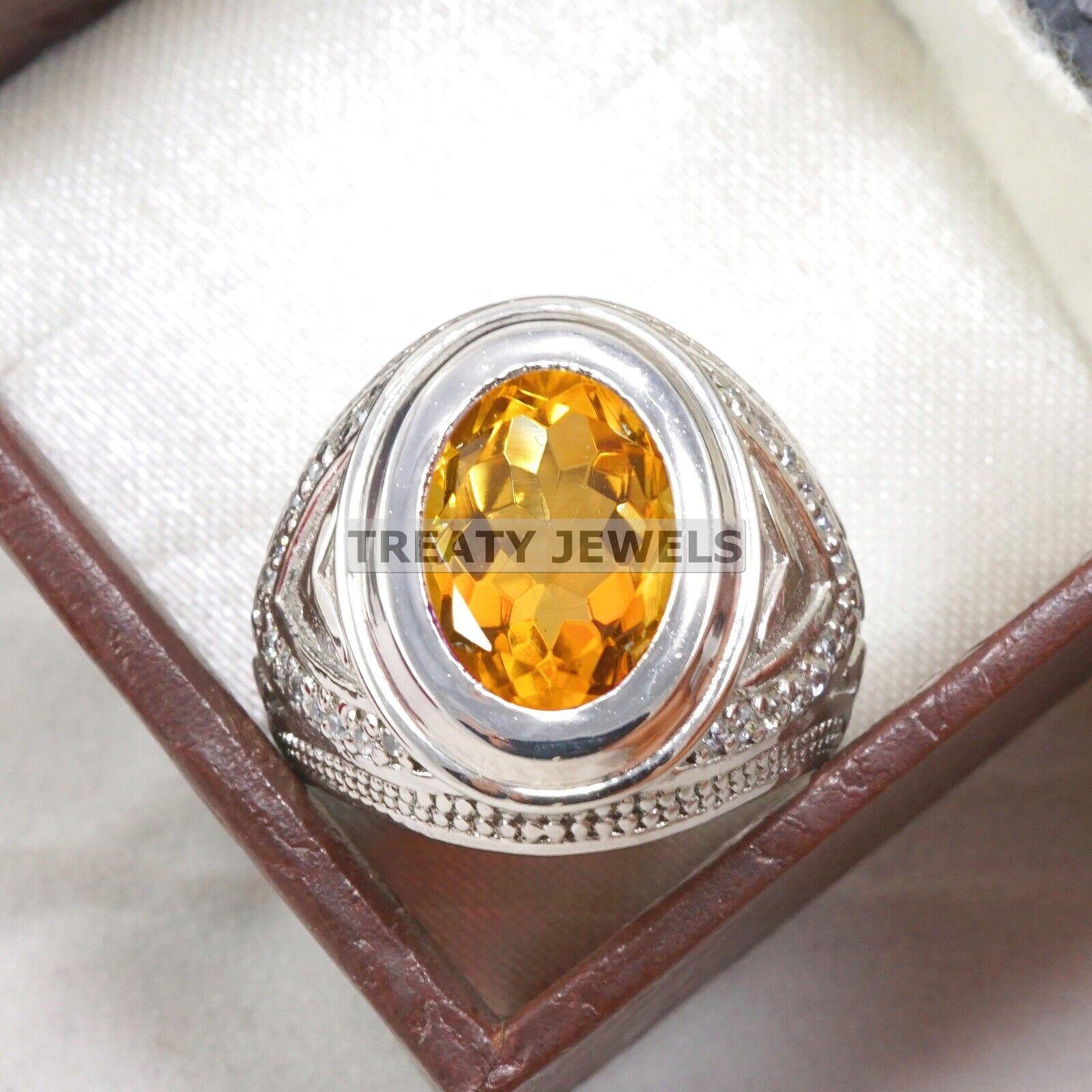 Citrine Oval Cut Gemstone With 925 Sterling Silver Ring For Men s #A971 JL375669285022 4-16 US срібний
Citrine Oval Cut Gemstone With 925 Sterling Silver Ring For Men s #A971 JL375669285022 4-16 US срібний