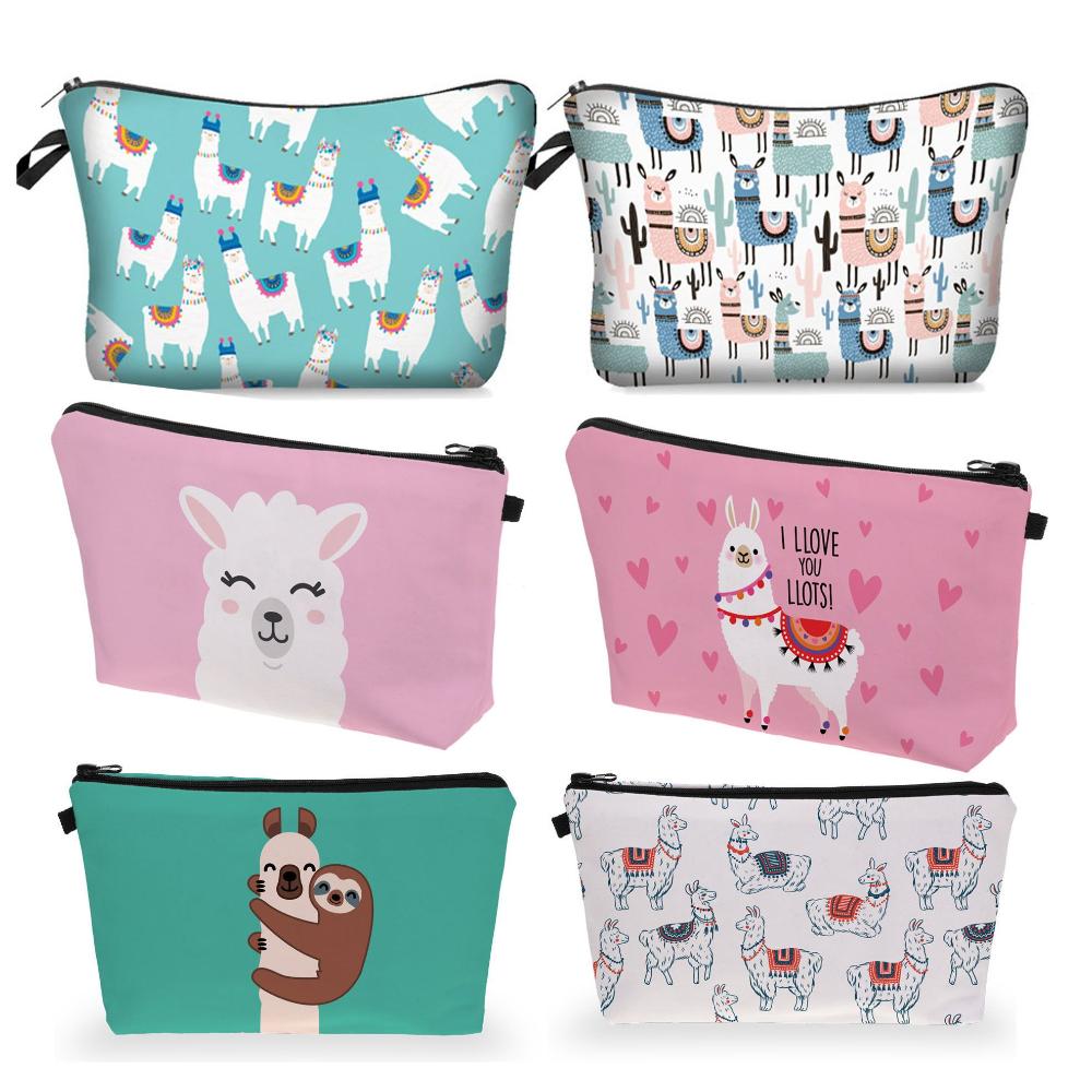 Fashion Travel Holder Cute Sloth Llama Printed Cosmetic Handbag Toiletry Bag Makeup Storage Bag
Fashion Travel Holder Cute Sloth Llama Printed Cosmetic Handbag Toiletry Bag Makeup Storage Bag