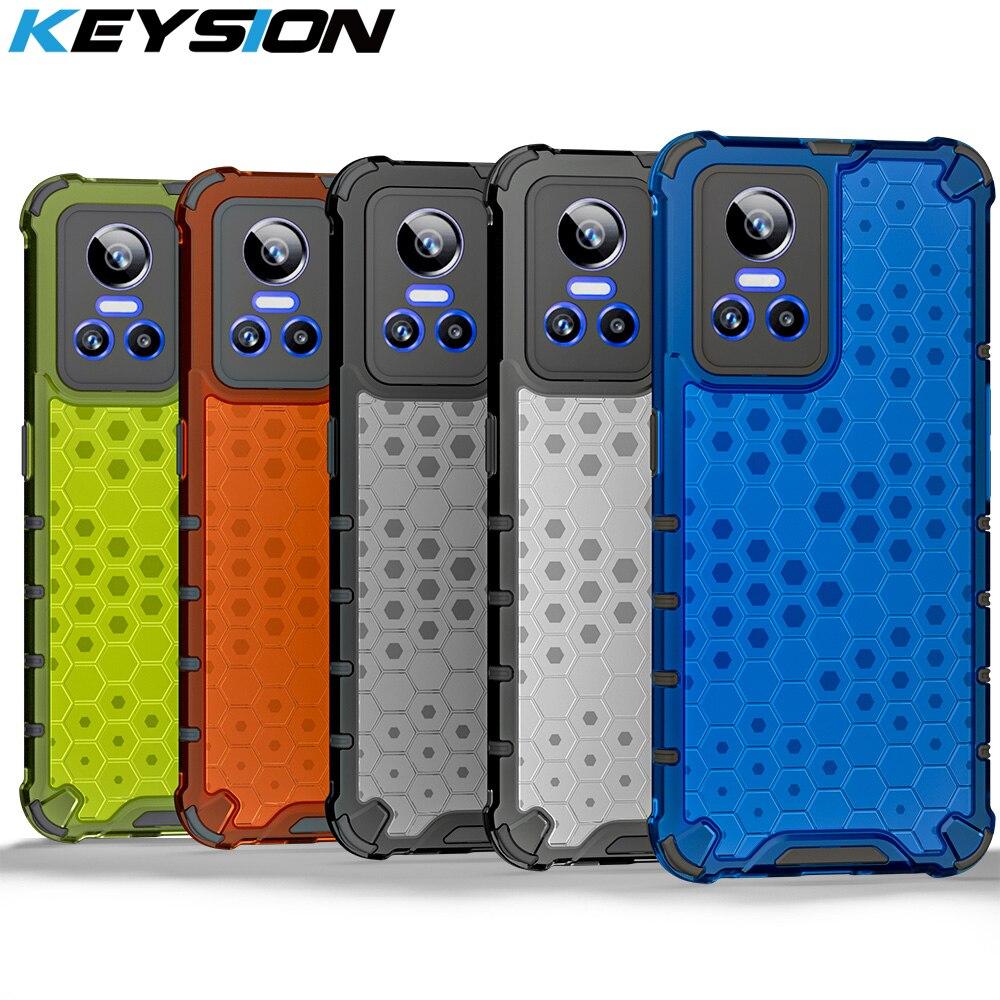 KEYSION Ударопрочный чехол для Realme GT Neo 3 3T 2 2T 2 Pro Прозрачная сотовая задняя крышка телефона для OPPO Reno 7 4G 7Z F21 Pro
KEYSION Ударопрочный чехол для Realme GT Neo 3 3T 2 2T 2 Pro Прозрачная сотовая задняя крышка телефона для OPPO Reno 7 4G 7Z F21 Pro