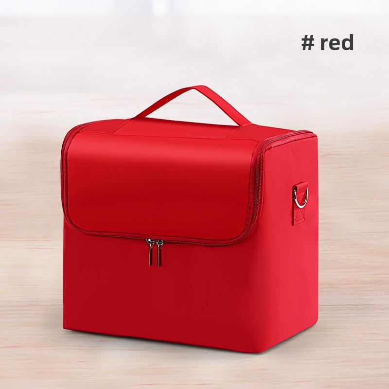 Портативна вишита косметичка та органайзер для косметики червоний
Портативна вишита косметичка та органайзер для косметики червоний