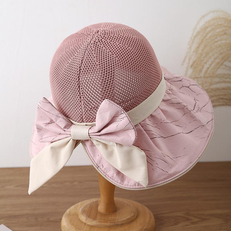 New Summer Women s UV Protection Seaside Breathable Sun Hat Bow Mesh Big Eaves Bucket Hat Sun Hat ONE SIZE
New Summer Women s UV Protection Seaside Breathable Sun Hat Bow Mesh Big Eaves Bucket Hat Sun Hat ONE SIZE