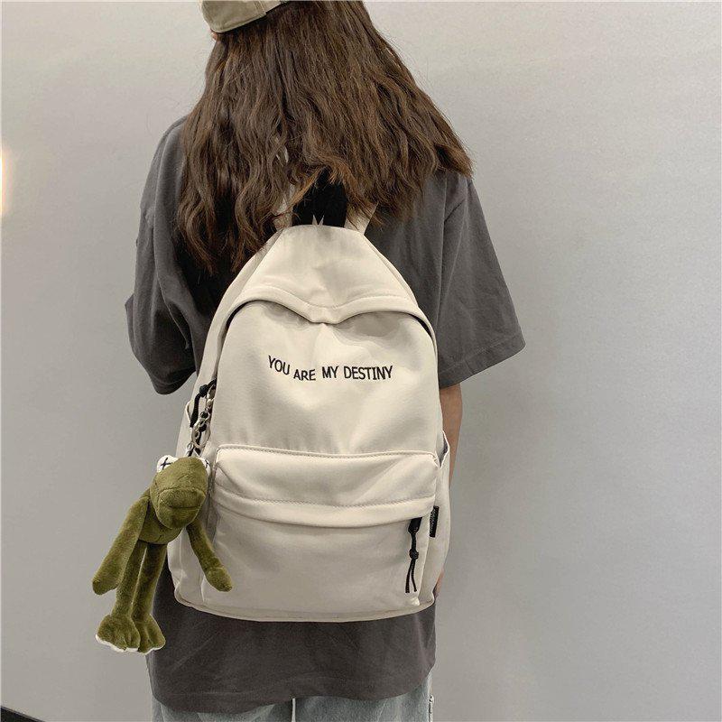 Korean Style Large-Capacity Backpack for Students - Trendy for High School, College & Travel 30x13x40 cm with pendant
Korean Style Large-Capacity Backpack for Students - Trendy for High School, College & Travel 30x13x40 cm with pendant