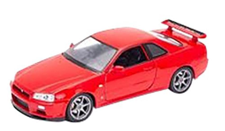 Kyosho WELLY Nissan Skyline Red Finished Product WE24108R 1/24 GT-R (R34)
Kyosho WELLY Nissan Skyline Red Finished Product WE24108R 1/24 GT-R (R34)