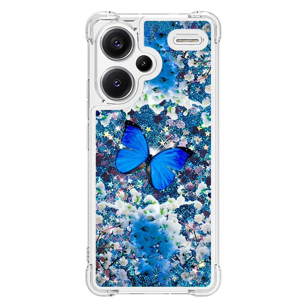 For Xiaomi Redmi Note 13 Pro+ 5G TPU Case with Quicksand and Pattern Printed Blue Butterfly
For Xiaomi Redmi Note 13 Pro+ 5G TPU Case with Quicksand and Pattern Printed Blue Butterfly