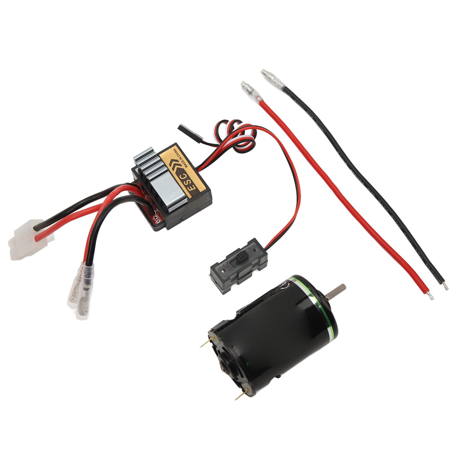 540 Brush Motor with 320A ESC Waterproof High Performance RC Electric Motor for Axial Scx10 90046
540 Brush Motor with 320A ESC Waterproof High Performance RC Electric Motor for Axial Scx10 90046