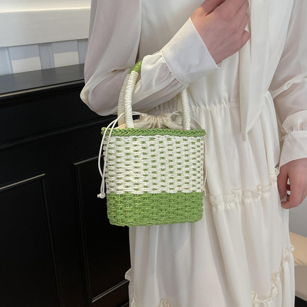 Large Capacity Beach Bag Casual Patchwork Striped Handbag Trendy Weave Straw Bag Vacation жовтий
Large Capacity Beach Bag Casual Patchwork Striped Handbag Trendy Weave Straw Bag Vacation жовтий