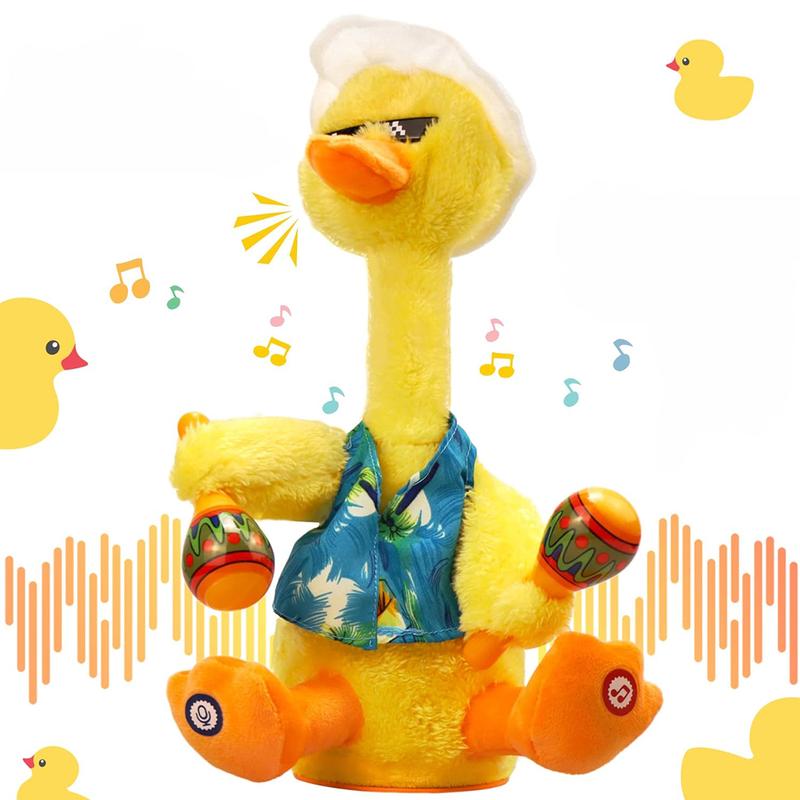Easter Gift Dancing Talking Duck Toys - Electronic Rattle Toys for Kids - Repeat and Mimicking
Easter Gift Dancing Talking Duck Toys - Electronic Rattle Toys for Kids - Repeat and Mimicking