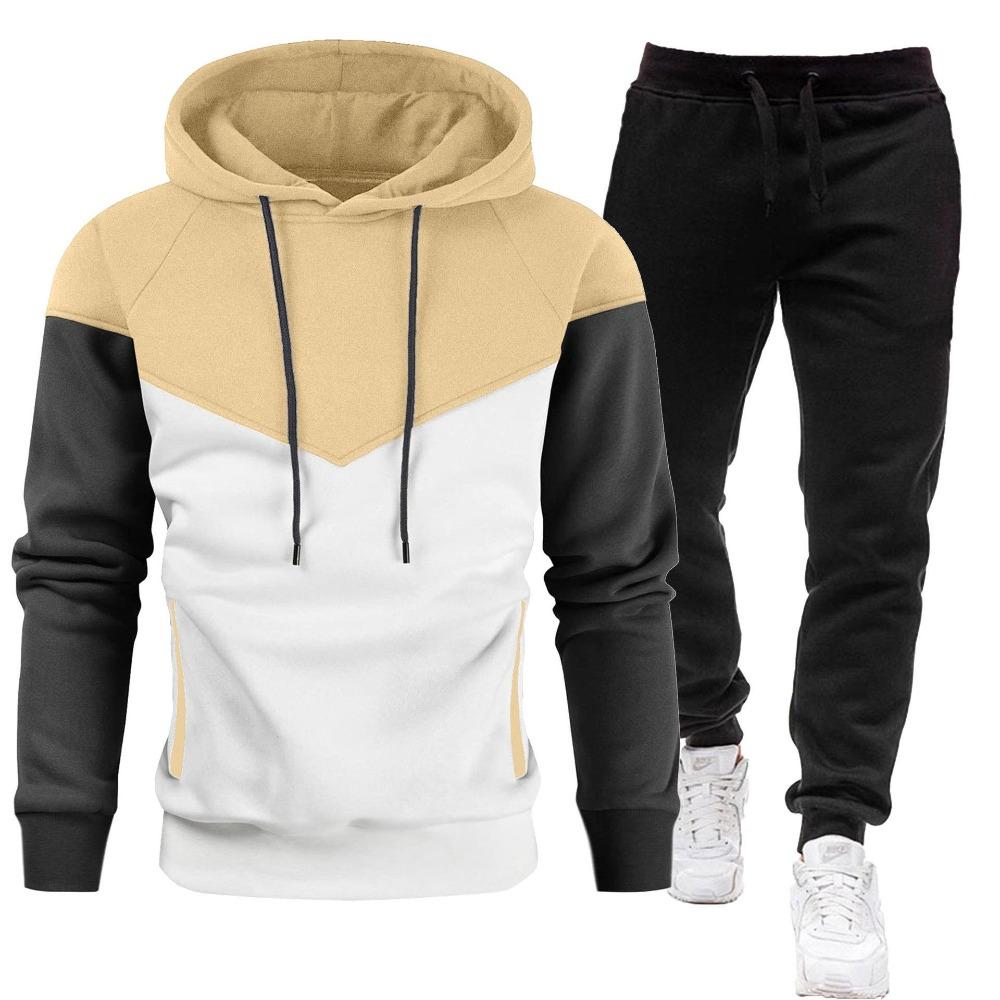 Men s Fashionable Color Blocked Hoodie Set XXXL
Men s Fashionable Color Blocked Hoodie Set XXXL
